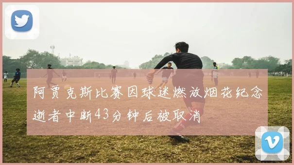 阿贾克斯比赛因球迷燃放烟花纪念逝者中断43分钟后被取消